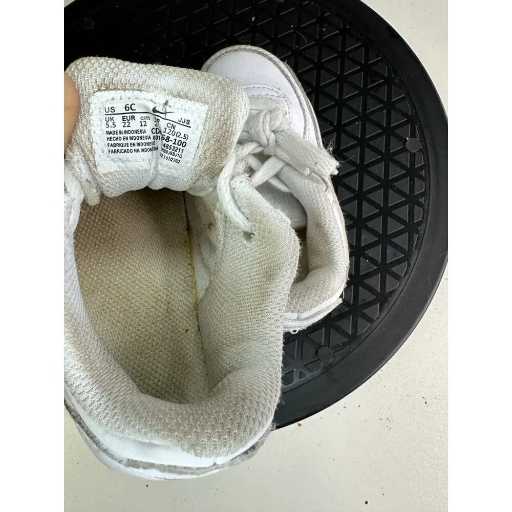 Nike - Air Max 90 LTR (TD) Shoes - White - Sz 6C (CD6868-100) Used